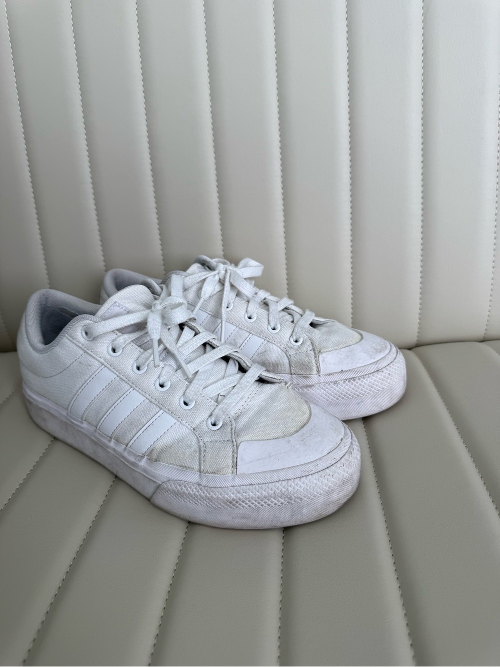 adidas Women's White Low-Top Casual Sneakers